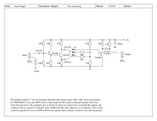 Dan Armstrong green ringer schematic circuit diagram